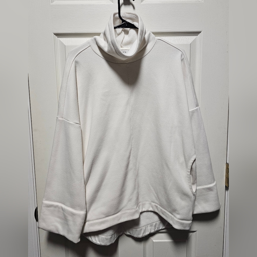 Athleta Women's Cozy Lined Hi-Low Hem Oversized Sweatshirt - Size Small
